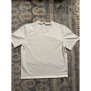 Lululemon Heavyweight Cotton Jersey T-Shirt White Large Pristine Condition